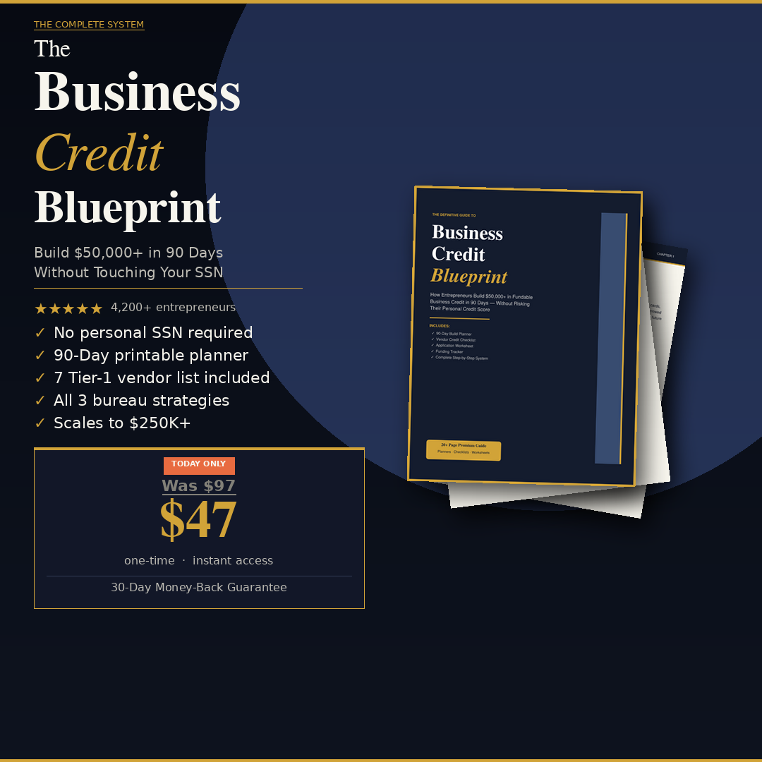The Business Credit Blueprint