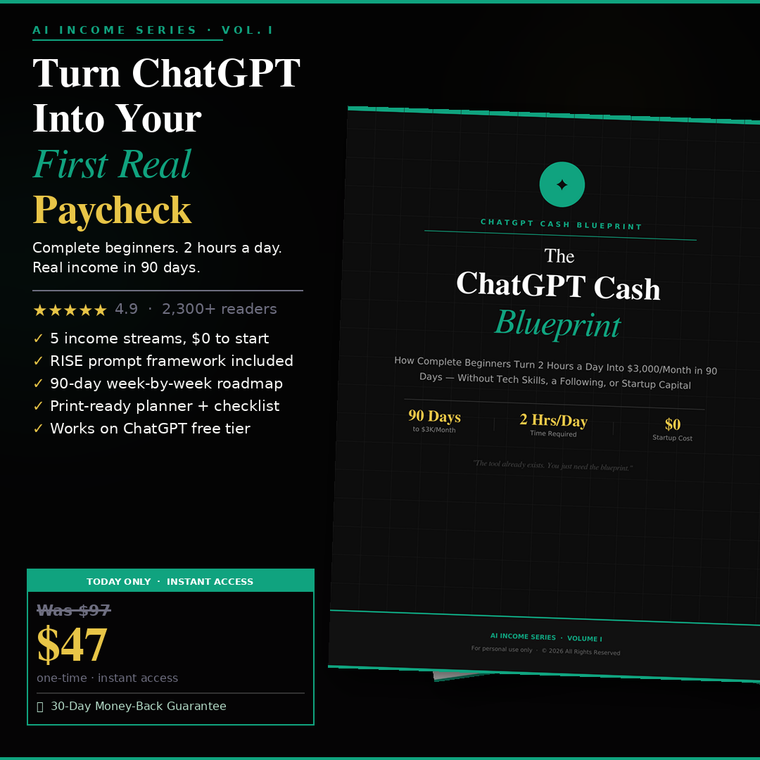 ChatGPT Cash Blueprint